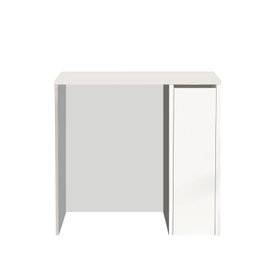 Hanah Home Sa1-W Armario de Baño Blanco 93.5x88.3x60 cm Mueble de Baño Elegante y Funcional